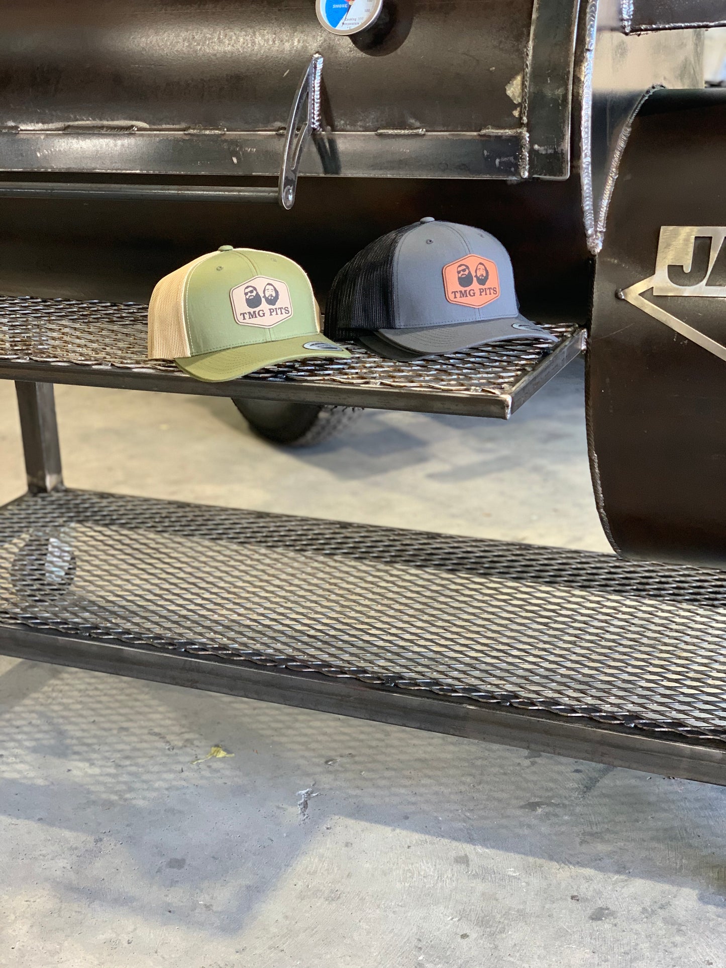 Snap Back TMG Leather Patch Hat