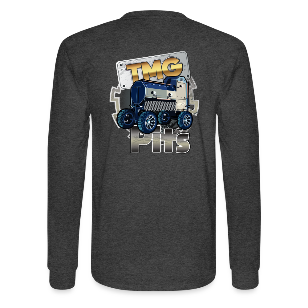 I'D SMOKE THAT Long Sleeve Shirt - heather black