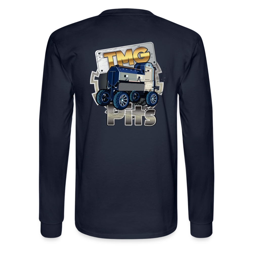 I'D SMOKE THAT Long Sleeve Shirt - navy