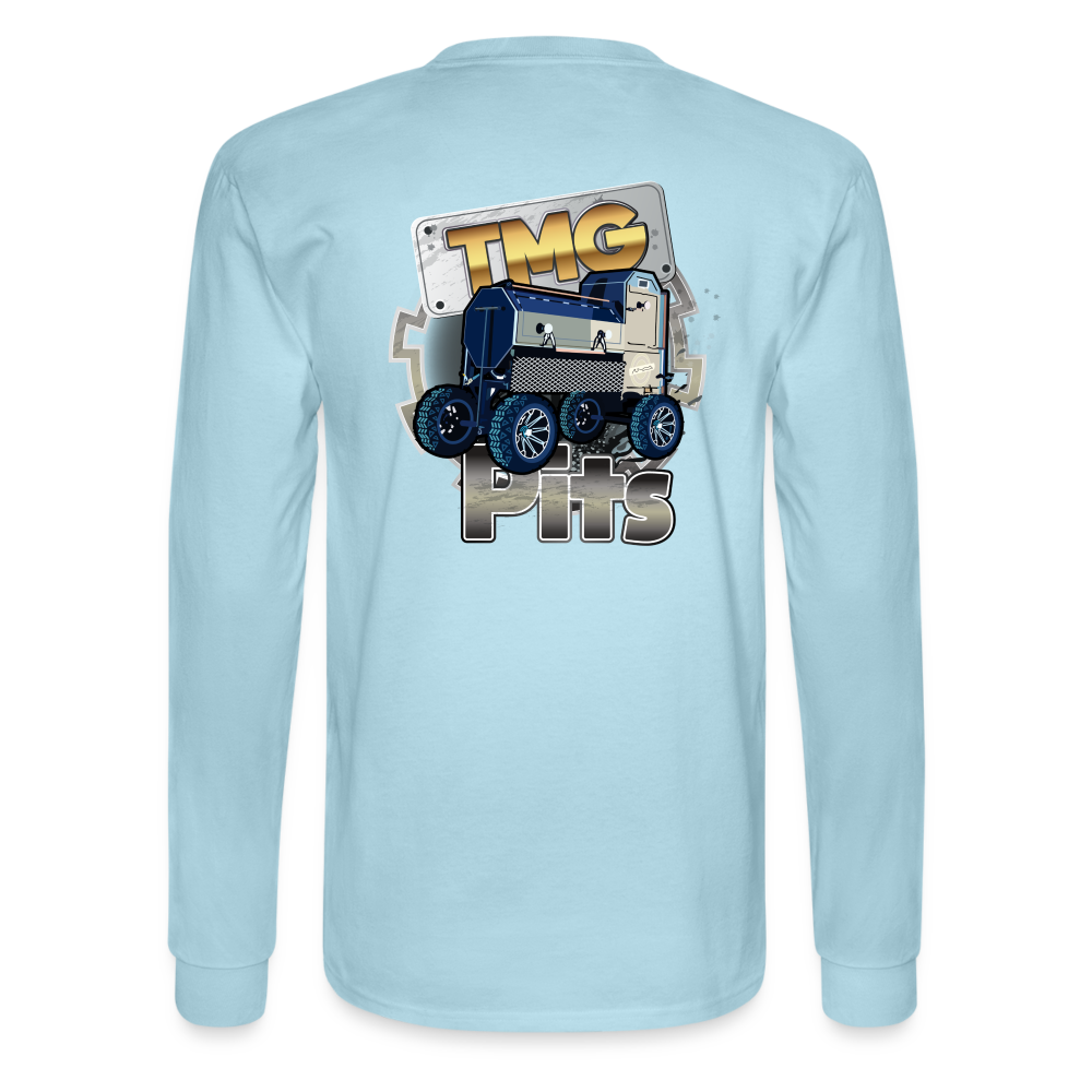 I'D SMOKE THAT Long Sleeve Shirt - powder blue