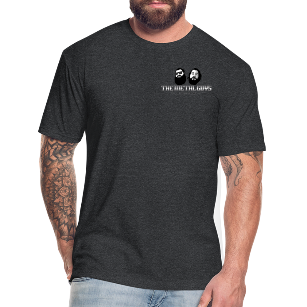 The Metal Guys/ TMG Pits T-Shirts Soft Fitted - heather black