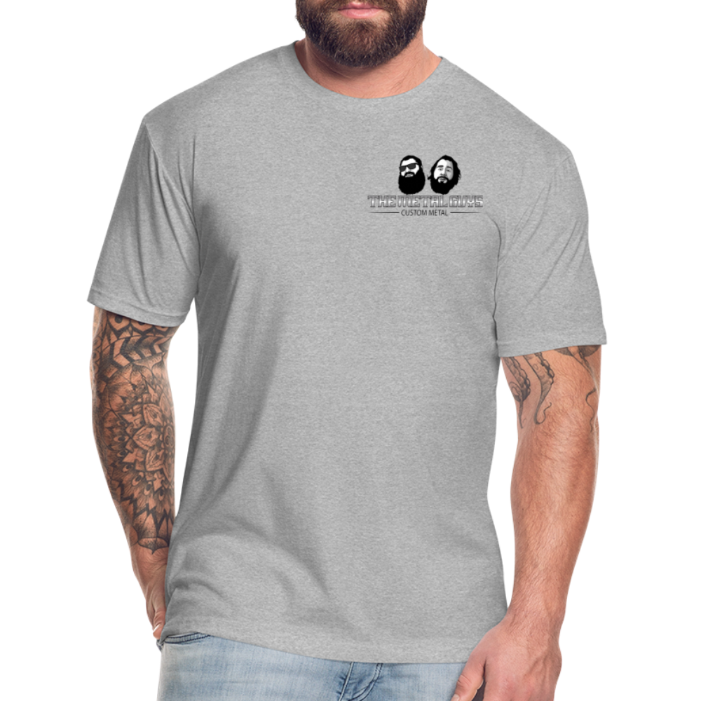 The Metal Guys/ TMG Pits T-Shirts Soft Fitted - heather gray
