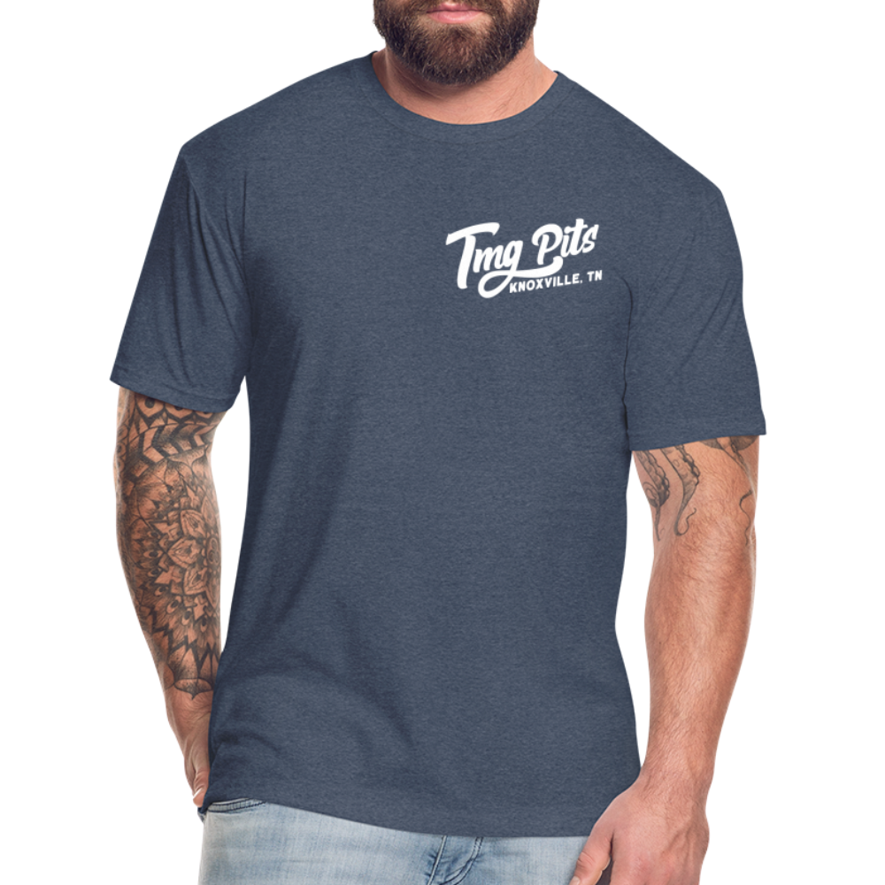 TMG Overbuilt to Outperform T Shirt - heather navy