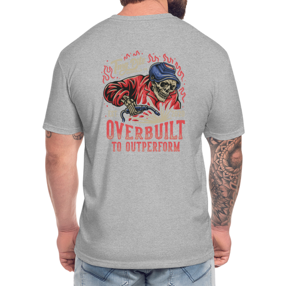 TMG Overbuilt to Outperform T Shirt - heather gray