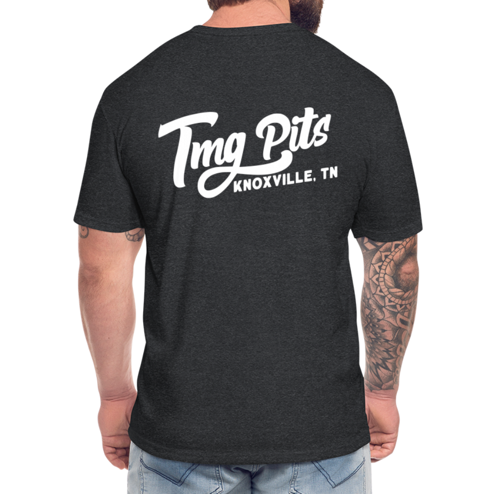 The Metal Guys/ TMG Pits T-Shirts Soft Fitted - heather black