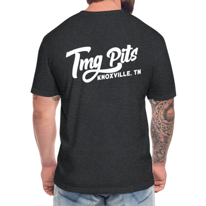 The Metal Guys/ TMG Pits T-Shirts Soft Fitted - heather black