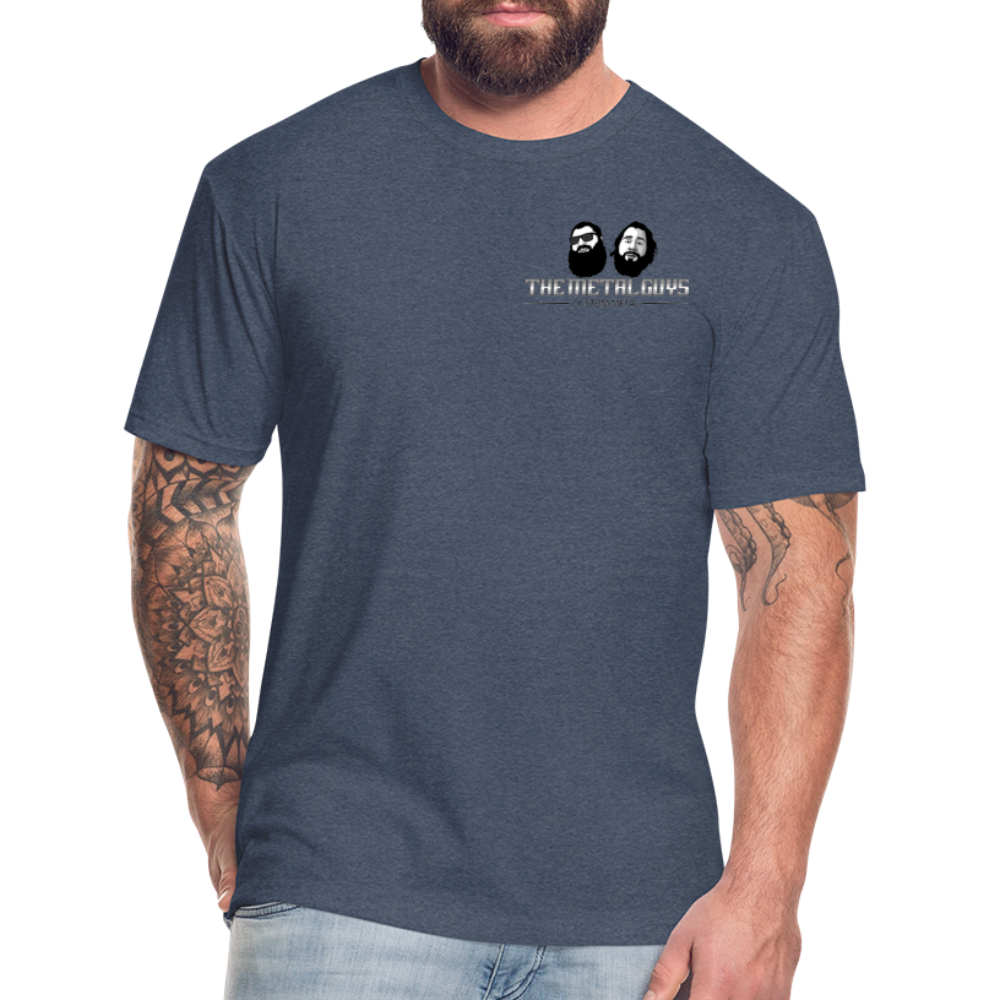 The Metal Guys/ TMG Pits T-Shirts Soft Fitted - heather navy