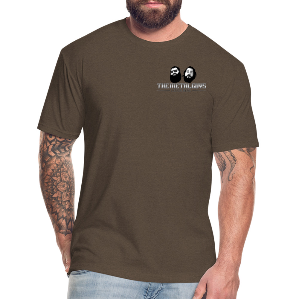 The Metal Guys/ TMG Pits T-Shirts Soft Fitted - heather espresso