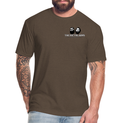 The Metal Guys/ TMG Pits T-Shirts Soft Fitted - heather espresso